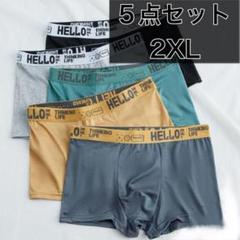 ボクサーパンツ メンズ ５枚セット 下着 アンダーウェア パンツ 男性用 黒