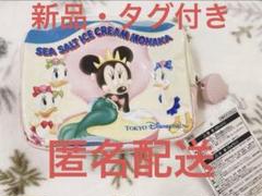 ミニーマウス ポーチ シーソルトアイスクリーム モナカ