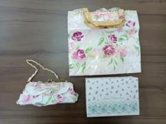 JESUS DIAMANTE レターセットぼかし薔薇ミニバッグエナメルバッグ