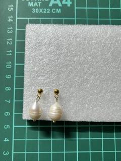 淡水パール スタッドピアス