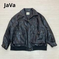 JaVa ジャバ 　 フェイクレザージャケット