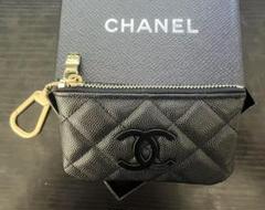 CHANEL ブラック コインケース - メルカリ