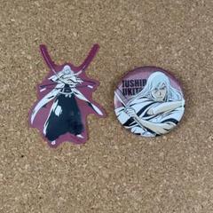 BLEACH 浮竹十四郎 ステッカー グリッター缶バッジ - メルカリ