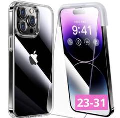 iPhone 14 plus 用 フィルム付きケース 全面保護セット