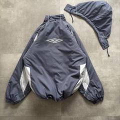 00s UMBRO アンブロ　パフジャケット　ナイロンジャケット　コバルトブルー 00s UMBRO アンブロ パフジャケット ナイロンジャケット