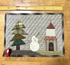 クリスマス★ハンドメイド 大判パッチワークタペストリー 113cm×111cm Amazon | 【Koyama】手芸キット クリスマスパッチワーク