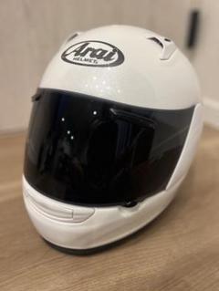 中古　Arai フルフェイスヘルメット ホワイト ミラーシールド 2025年最新】Arai ヘルメット・シールドの人気アイテム - メルカリ