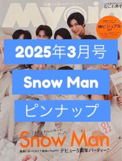 (通常サイズMyojo) SnowMan切り抜き約300枚＊付録ポスター2枚 通常サイズMyojo) SnowMan切り抜き約300枚＊付録ポスター2枚