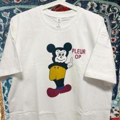 ハイデザイン ミッキー ティーシャツ 白 半袖 メンズ 新品 XL ２XL