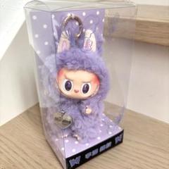 新品】LABUBU ラブブ ぬいぐるみ パープル ZIMOMO - メルカリ
