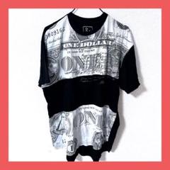 USドル Tシャツ L フロントプリント ストリート 古着