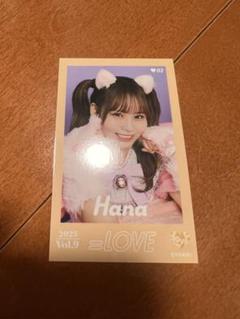 =LOVEミニフォトカード Vol.9 大場花菜 レア 7周年コンサート猫衣装