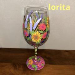 美品! ロリータ☆フラワーデザイン ワイングラス