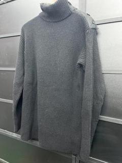 ARMANI アルマーニ　デザインニット 　ブラック（M-144）