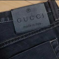 新品未使用✨GUCCI ホワイトデニム holiday レザーパッチ 綿100% 新品未使用✨GUCCI ホワイトデニム holiday レザーパッチ 綿100%