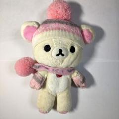 リラックマ ハートのニット ニット帽 マフラー ぶらさげぬいぐるみ まとめ売り ハートがいっぱいテーマ グッズインフォメーション