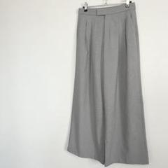 UNIQLO C 感動タックワイドパンツ グレー サイズS