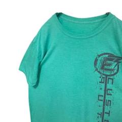custom auto ヴィンテージ　おしゃれ　Tシャツ グリーン　XL