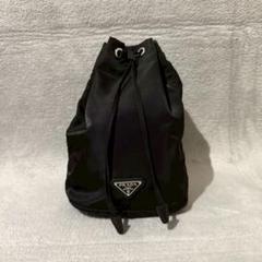 PRADA プラダ 三角ロゴ 巾着バッグ ナイロン サフィアーノ