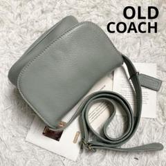 極美品 vintage coach old sonoma green flap