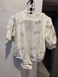 GAP ロゴプリントロンパース クリーム色♡