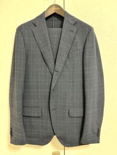bottさん専用ラルディーニ LARDINI スーツ 48 ネイビー チェック bottさん専用ラルディーニ LARDINI スーツ 48 ネイビー チェック
