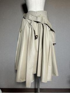 レア★ジュンヤワタナベ 再構築プリーツスカート JUNYA WATANABEプリーツスカート S 黒