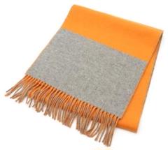 HERMES エルメス マフラー カシミヤ リバーシブル カシミア ストール
