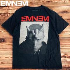 06M027◯ Eminem デビルホーン ラップT オフィシャル 半袖Tシャツ