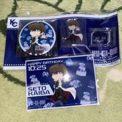 海馬瀬人 遊戯王　コースター　アクリルキーホルダー　缶バッジ　アニメプラザカフェ 海馬瀬人 遊戯王 コースター アクリルキーホルダー 缶バッジ