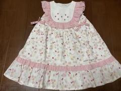 クーラクール　ワンピース　ノースリーブ　フルーツ柄