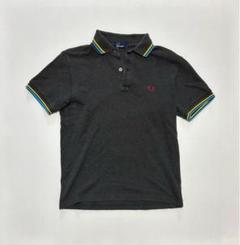 FRED PERRY ロゴ刺繍　ブラック ポロシャツ L FRED PERRY ブラック ポロシャツ L - メルカリ