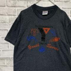 USA製90sヴィンテージTシャツ！シングルステッチ　グレー半袖古着　M79