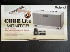 【処分】Roland　ステレオモニターアンプ　CUBE Lite　ホワイト　美品 Amazon | Roland ステレオ・モニター・アンプ CUBE Lite MONITOR