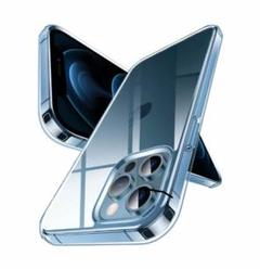 クリスタルクリア iPhone 12 12Pro ケース クリアブルー