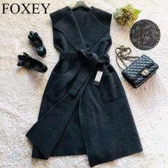 美品✨フォクシーニューヨーク　スプリングコート　Aライン　リボン　ブラック　38 SPRING OUTER – FOXEY 公式オンラインブティック