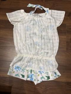 花柄セパレート水着 Mサイズ　4点セット