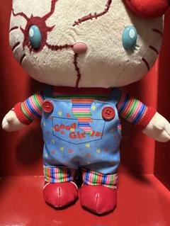 新品未使用、USJキティーちゃん×チャッキーコラボぬいぐるみ 新品未使用、USJキティーちゃん×チャッキーコラボぬいぐるみ