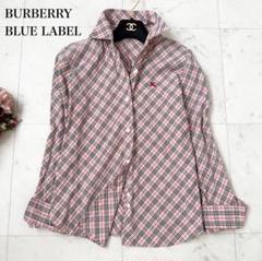 極美品❤️BURBERRY BLUE LABEL シャツ　ノバチェック　ピンク