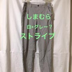 しまむら　綿パンツ　ストライプ　レディース　Ｌのサムネイル