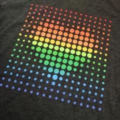 109 CANVAS 半袖 Tシャツ デザイン アメリカ ハート レインボー