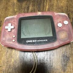 ゲームボーイアドバンス 本体 スケルトン　ピンク　ジャンク品