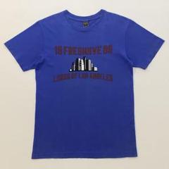 FRESHJIVE ネイビー Tシャツ M 90年代 USA製 FRESHJIVE フレッシュジャイブ ロゴプリントT