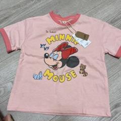 新品　未使用　リトシー　ディズニー ミニーマウス Tシャツ 110cm ピンク