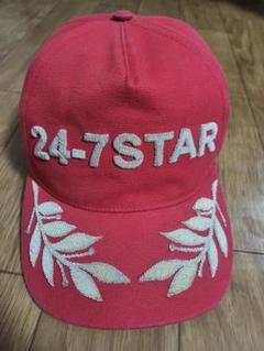 DSQUARED2 24-7STAR キャップ Lサイズ レッド