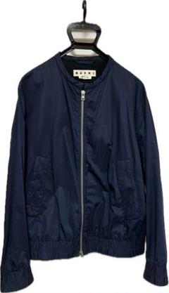 定価138,240円 MARNIマルニ ブルゾン ジャケット サイズ50 紺色 定価138,240円 MARNIマルニ ブルゾン ジャケット サイズ50 紺色