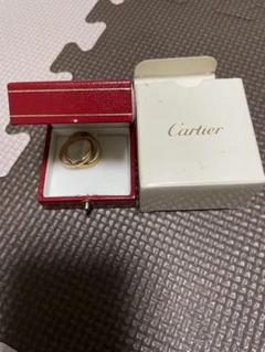 値下げしましたCartier ゴールド 3連トリニティリング ♯49 9号