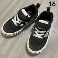 VANS チェッカー スニーカー ☆ 16 cm