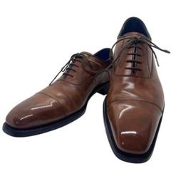 【美品】 REAGAL リーガル　27cm W61 ストレートチップ 革靴 茶色 REGAL 【REGAL SHOES ORIGINAL 店舗限定販売商品 】ストレート
