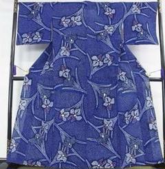 総絞り　浴衣　Lサイズ 美品　有松絞り　裄70 身丈163 総絞り 浴衣 Lサイズ 美品 有松絞り 裄70 身丈163（単衣着物